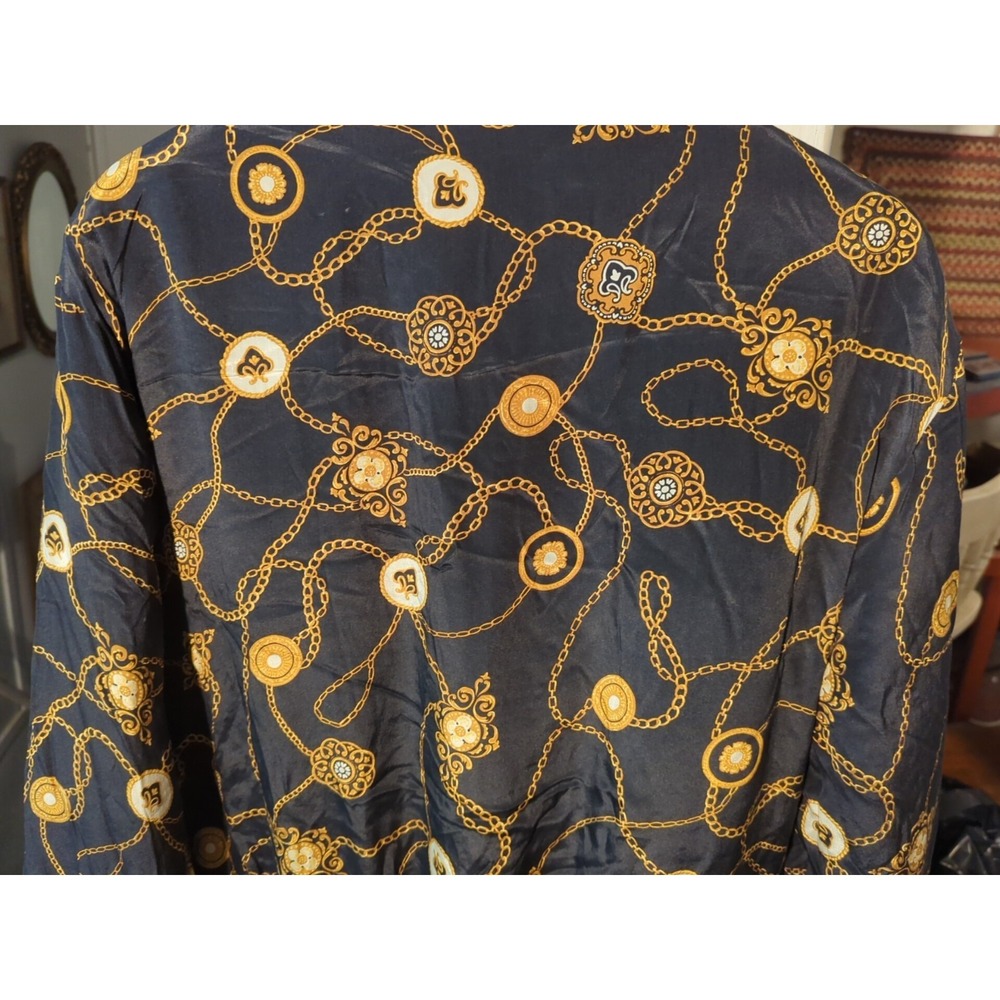 Vintage Spenser Jeremy 100% Silk Bomber Jacket Women's M Size Medium - Picture 9 of 10